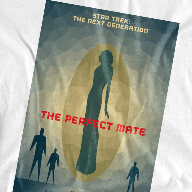 White - Pack Shot - Star Trek Unisex Adult The Next Generation Season 5 Episode 21 T-Shirt