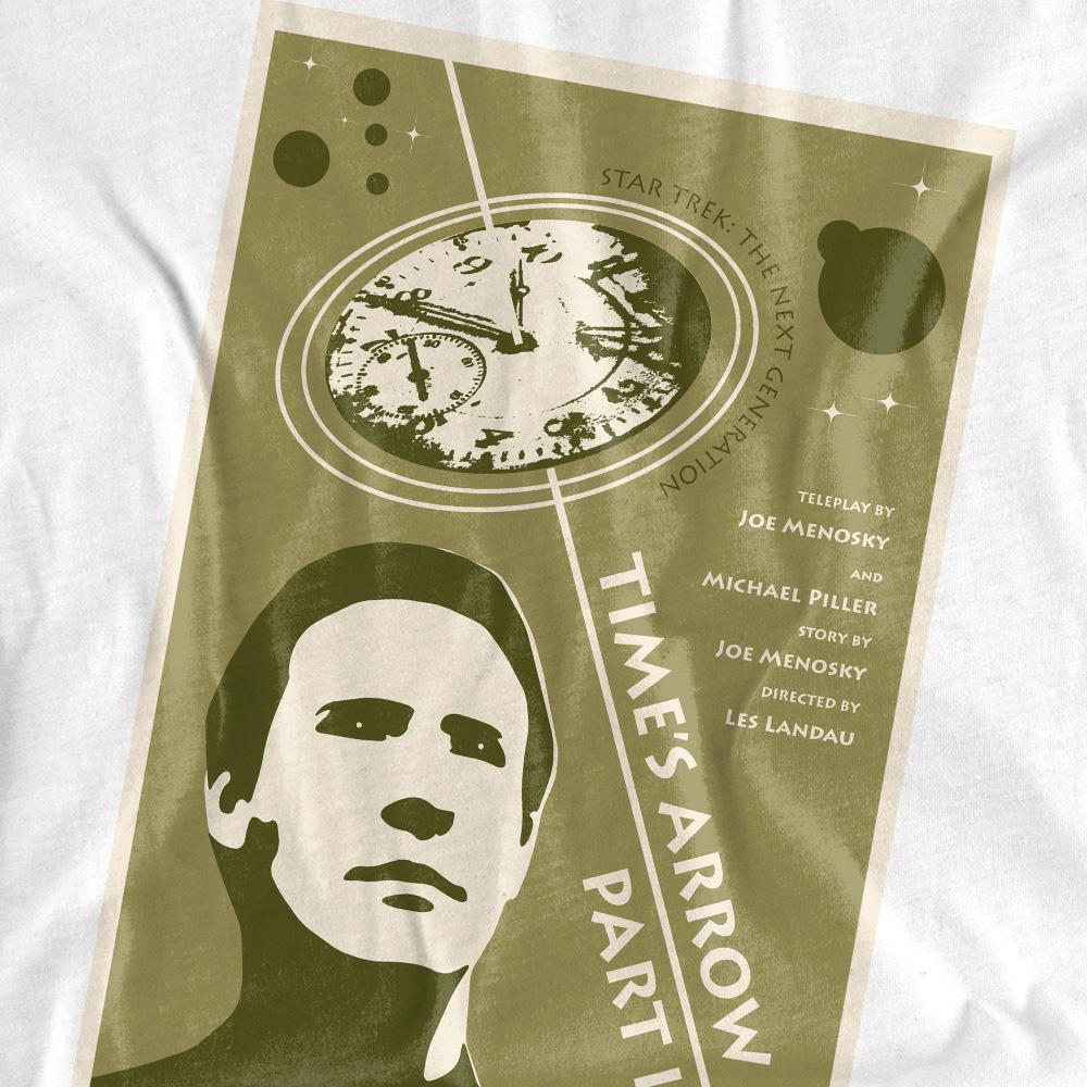 White - Pack Shot - Star Trek Unisex Adult The Next Generation Season 5 Episode 26 T-Shirt