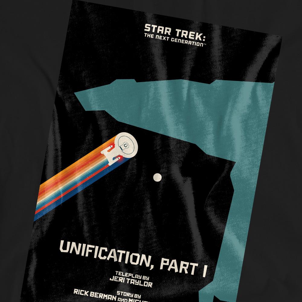 Black - Pack Shot - Star Trek Unisex Adult The Next Generation Season 5 Episode 7 T-Shirt