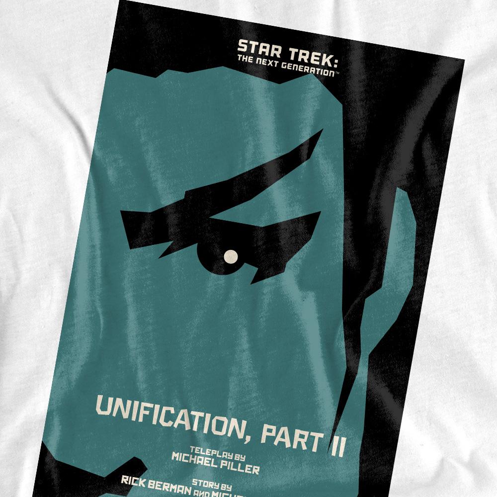 White - Pack Shot - Star Trek Unisex Adult The Next Generation Season 5 Episode 8 T-Shirt