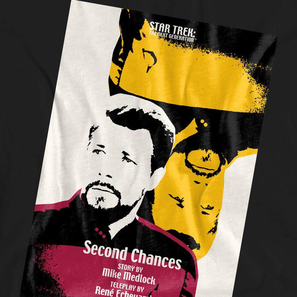 Black - Pack Shot - Star Trek Unisex Adult The Next Generation Season 6 Episode 24 T-Shirt
