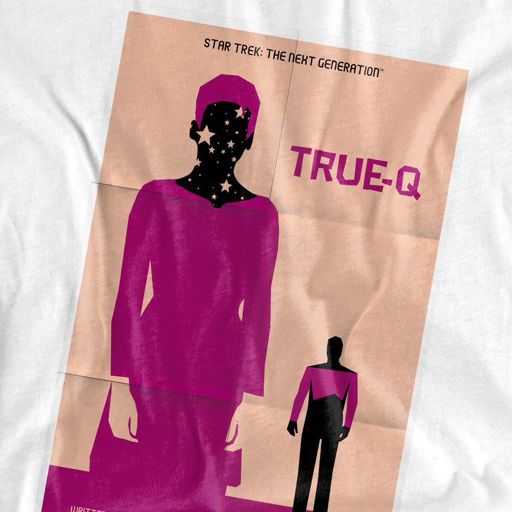 White - Pack Shot - Star Trek Unisex Adult The Next Generation Season 6 Episode 6 T-Shirt