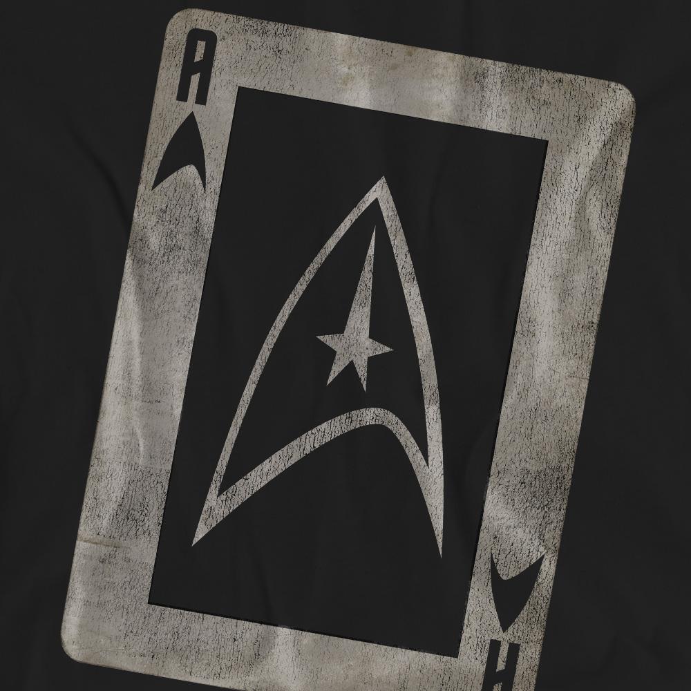 Black - Pack Shot - Star Trek Unisex Adult The Original Series Ace T-Shirt