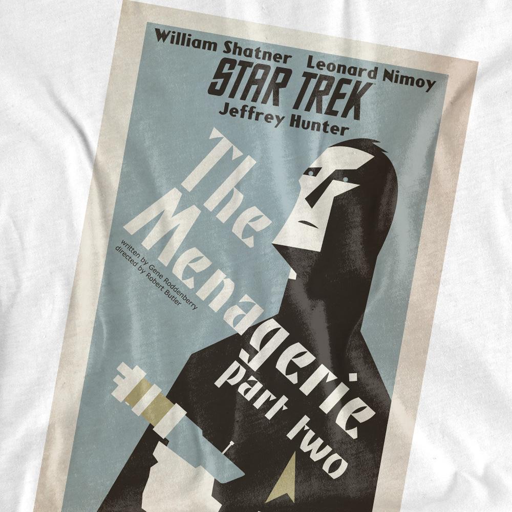 White - Pack Shot - Star Trek Unisex Adult The Original Series Episode 12 T-Shirt