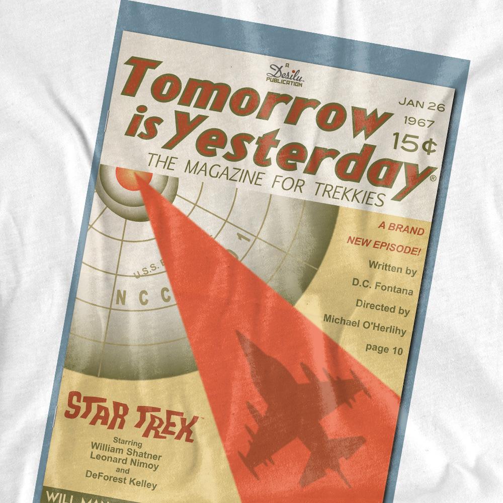 White - Pack Shot - Star Trek Unisex Adult The Original Series Episode 19 T-Shirt