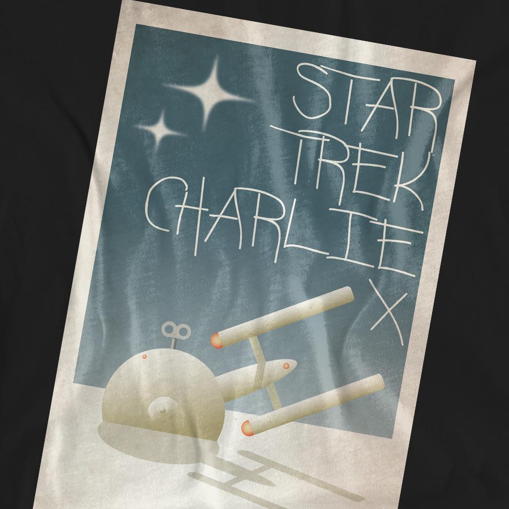 Black - Pack Shot - Star Trek Unisex Adult The Original Series Episode 2 T-Shirt