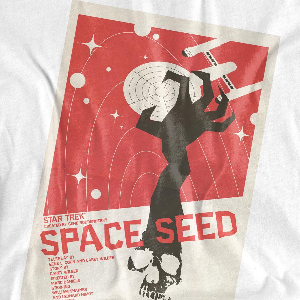 White - Pack Shot - Star Trek Unisex Adult The Original Series Episode 22 T-Shirt