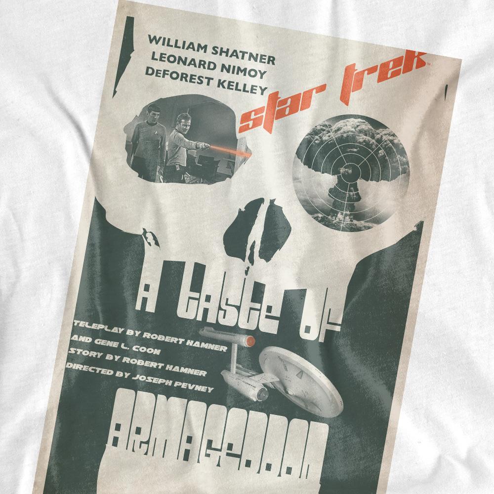 White - Pack Shot - Star Trek Unisex Adult The Original Series Episode 23 T-Shirt