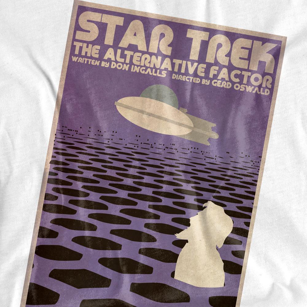White - Pack Shot - Star Trek Unisex Adult The Original Series Episode 27 T-Shirt