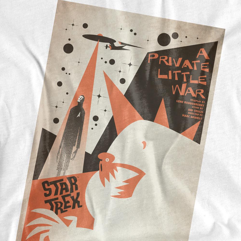 White - Pack Shot - Star Trek Unisex Adult The Original Series Episode 48 T-Shirt