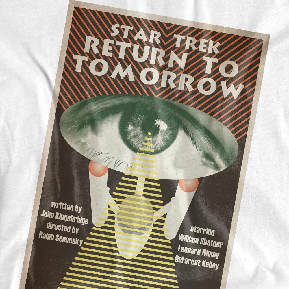White - Pack Shot - Star Trek Unisex Adult The Original Series Episode 49 T-Shirt