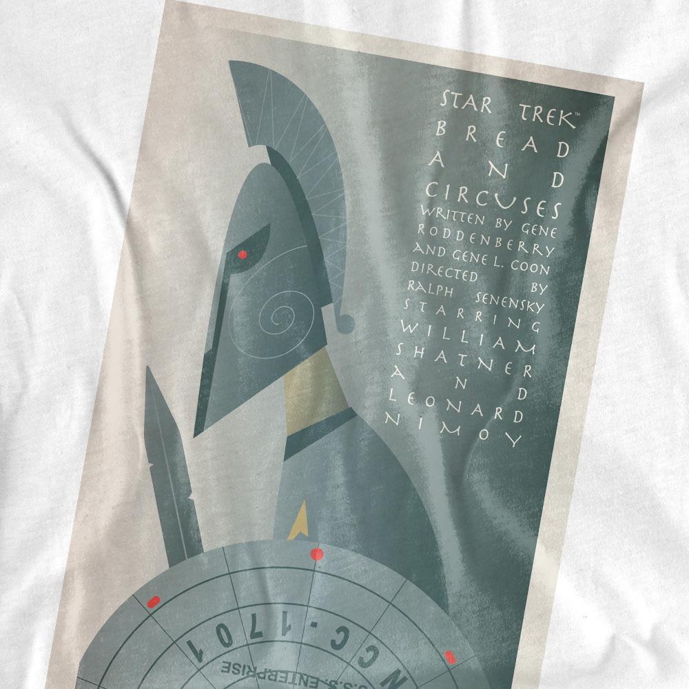 White - Pack Shot - Star Trek Unisex Adult The Original Series Episode 54 T-Shirt