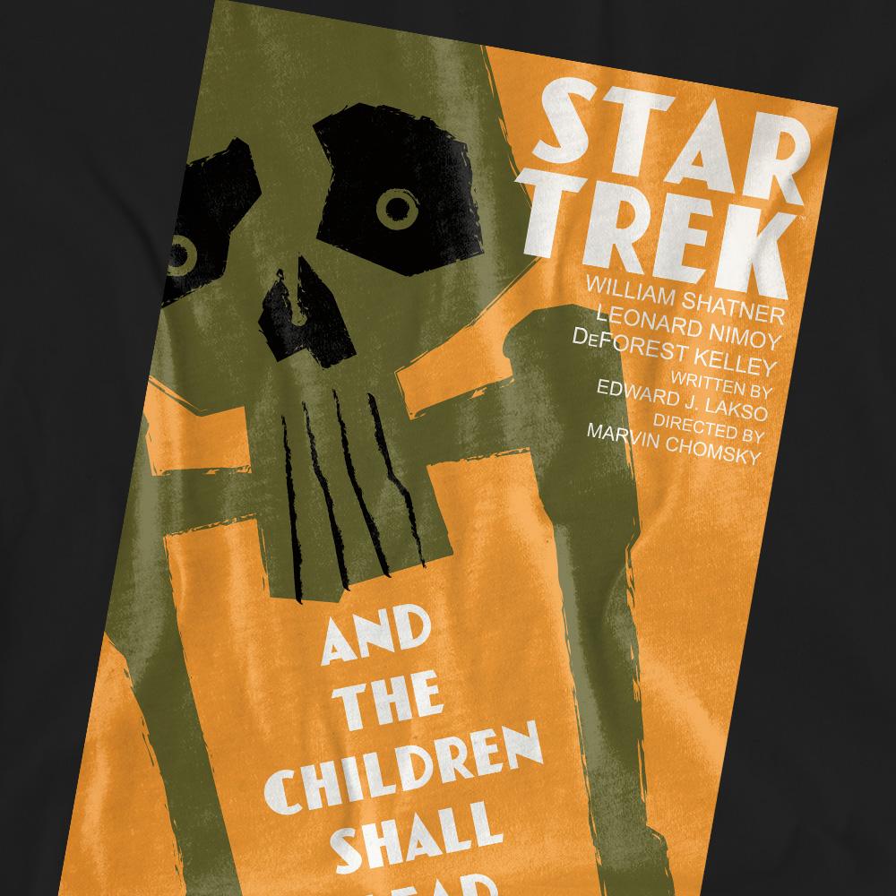 Black - Pack Shot - Star Trek Unisex Adult The Original Series Episode 59 T-Shirt