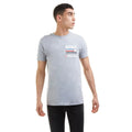 Grey - Side - NASA Mens Plane Aeronautics Heather T-Shirt