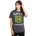 Charcoal - Side - Teenage Mutant Ninja Turtles Unisex Adult Have A Slice Day T-Shirt