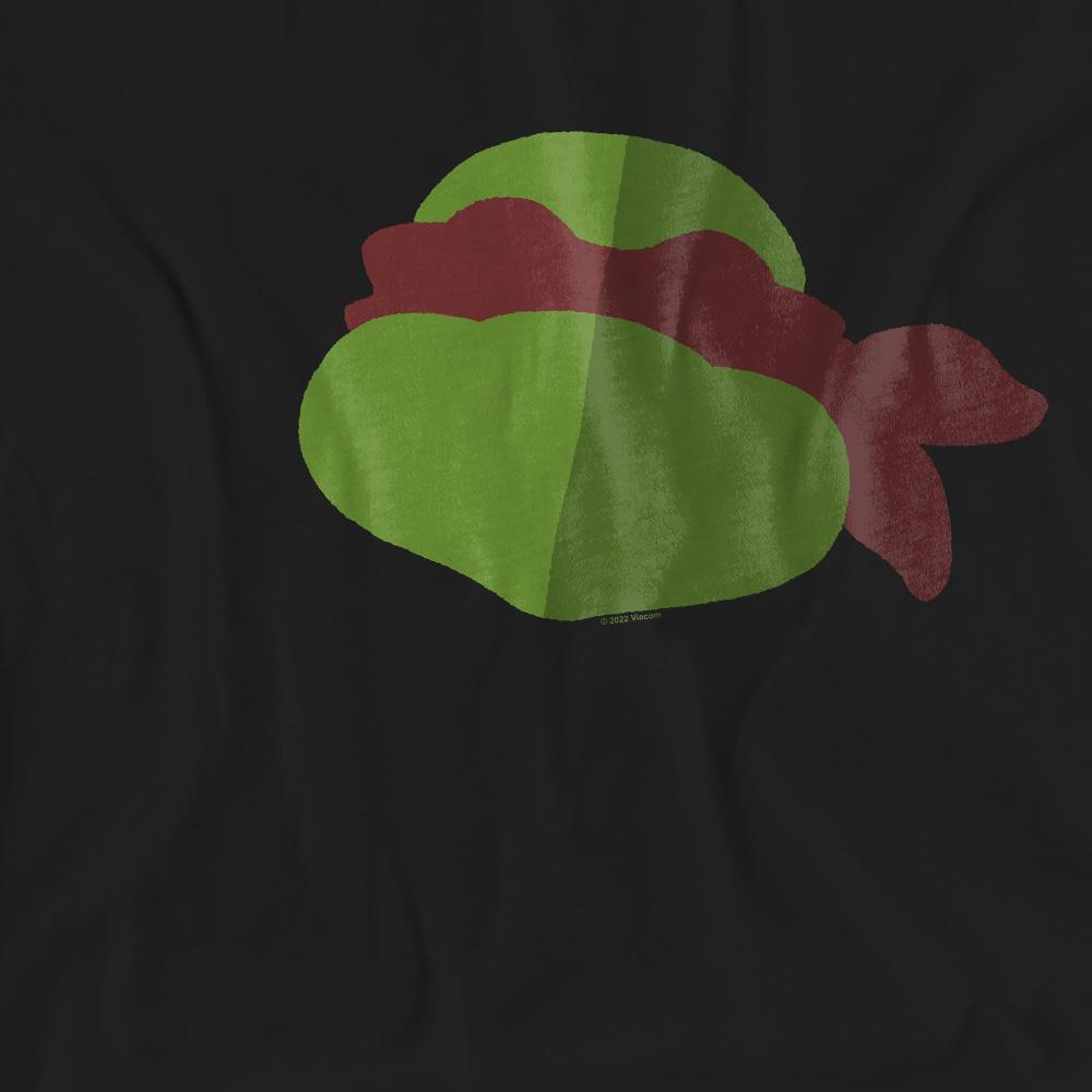 Black - Pack Shot - Teenage Mutant Ninja Turtles Unisex Adult Raphael Face T-Shirt