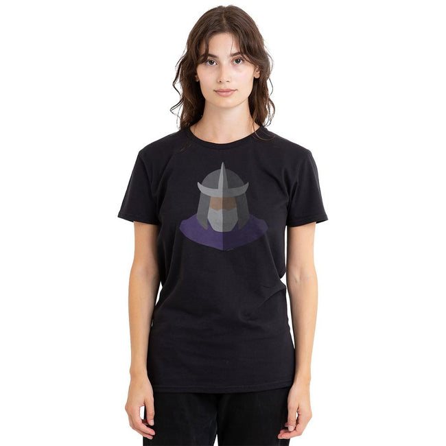 Black - Side - Teenage Mutant Ninja Turtles Unisex Adult Shredder Face T-Shirt