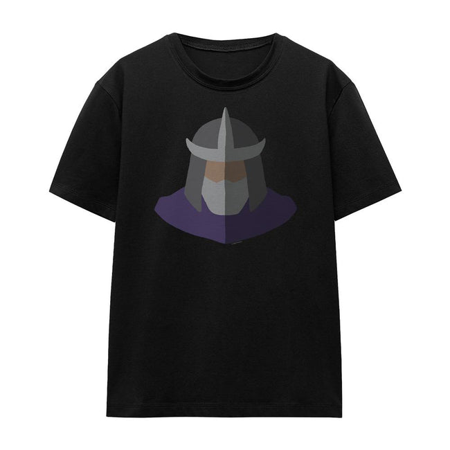 Black - Front - Teenage Mutant Ninja Turtles Unisex Adult Shredder Face T-Shirt