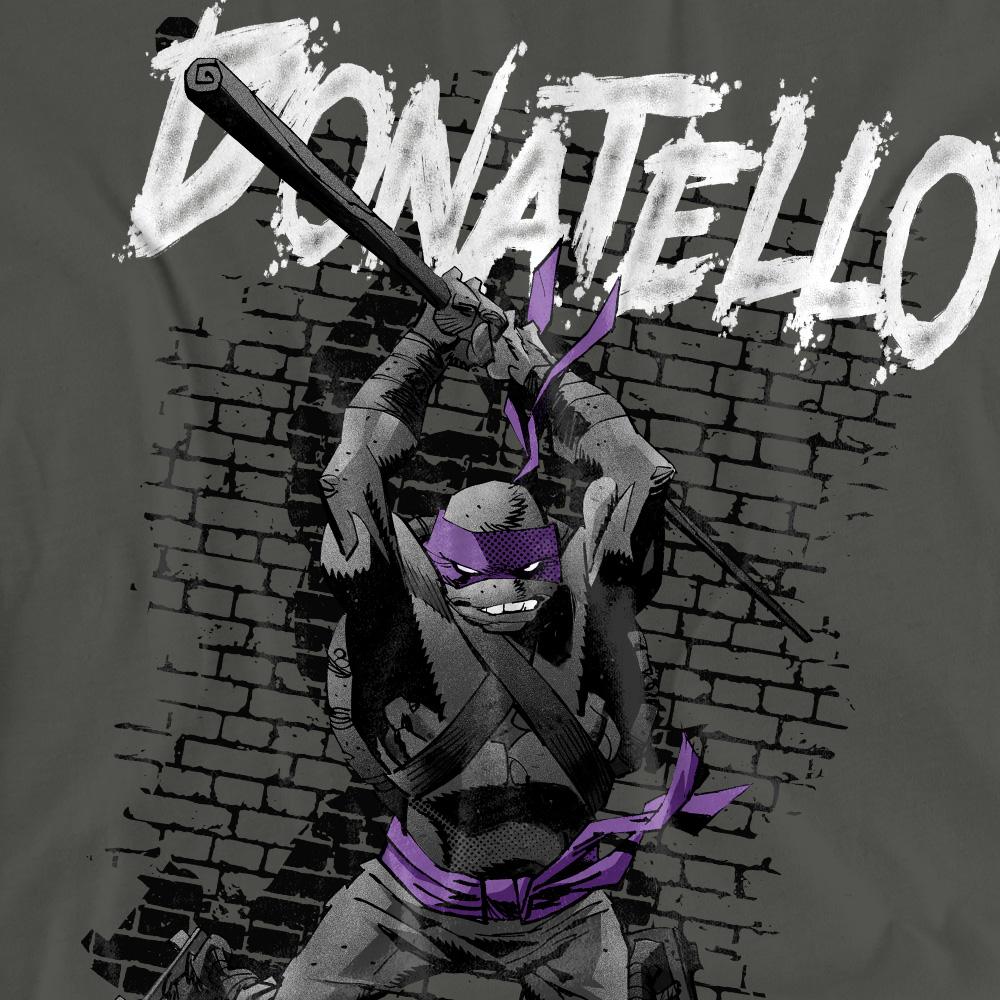 Charcoal - Pack Shot - Teenage Mutant Ninja Turtles Unisex Adult Donatello T-Shirt