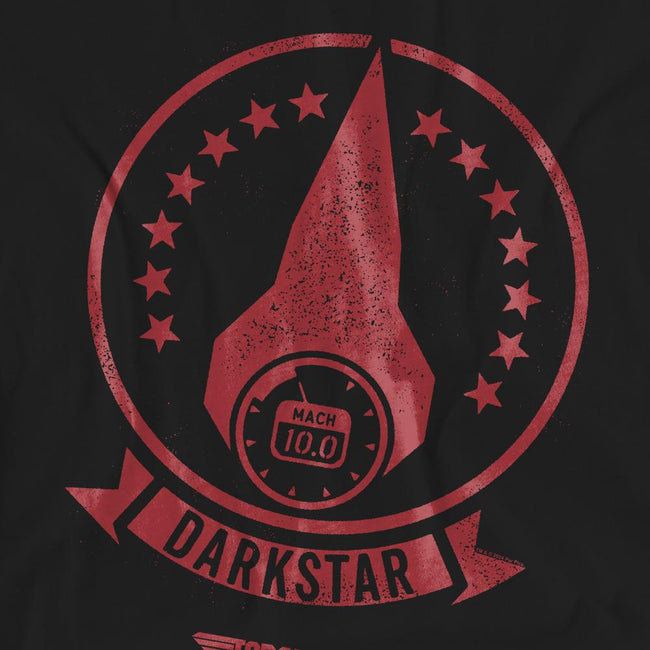 Black - Pack Shot - Top Gun Unisex Adult Darkstar Logo T-Shirt