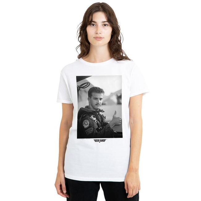 White - Side - Top Gun Unisex Adult My Wingman T-Shirt