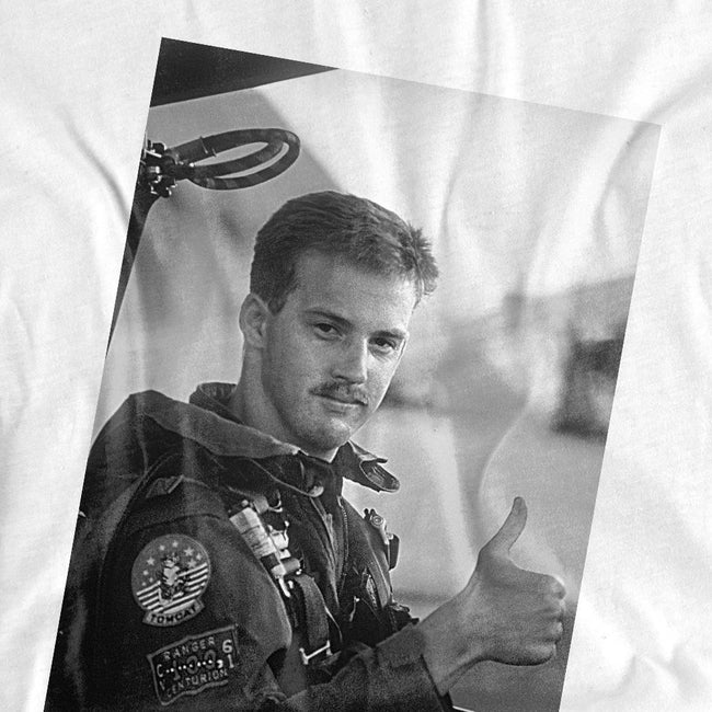 White - Pack Shot - Top Gun Unisex Adult My Wingman T-Shirt