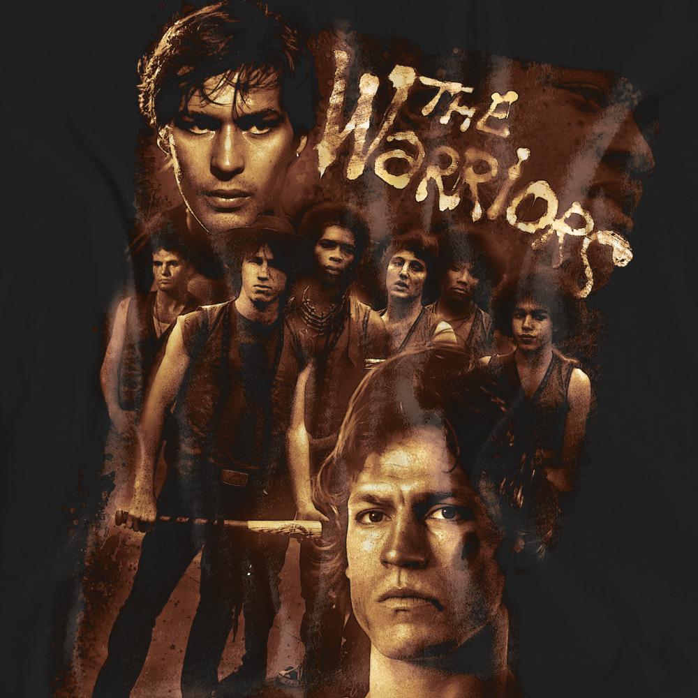 Black - Pack Shot - The Warriors Unisex Adult 9 Warriors T-Shirt