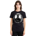Black - Side - The Nightmare Before Christmas Unisex Adult Jack Skellington Face T-Shirt