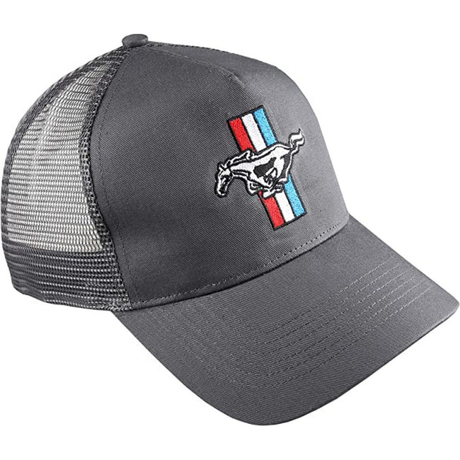 Graphite Grey - Side - Ford Mens Mustang Logo Baseball Cap