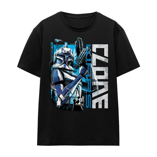 Black - Front - Star Wars Unisex Adult Clone Rex T-Shirt