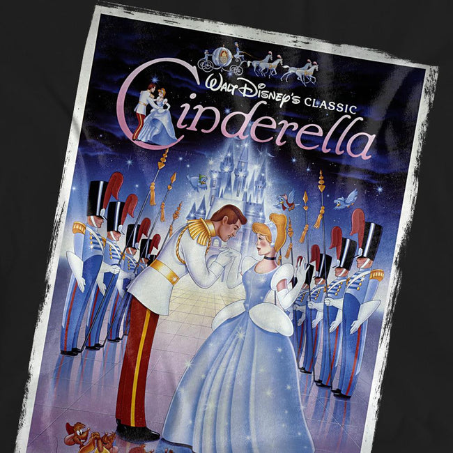 Black - Pack Shot - Cinderella Unisex Adult Poster T-Shirt