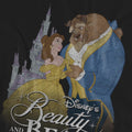 Black - Pack Shot - Beauty And The Beast Unisex Adult Belle Beast Castle T-Shirt