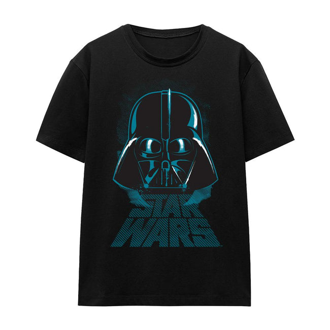 Black - Front - Star Wars Unisex Adult Darth Vader Distressed T-Shirt