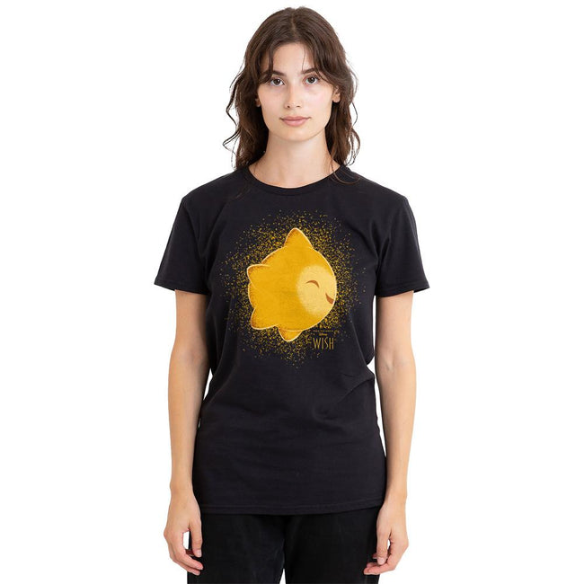 Black - Side - Wish Unisex Adult Upon A Star T-Shirt