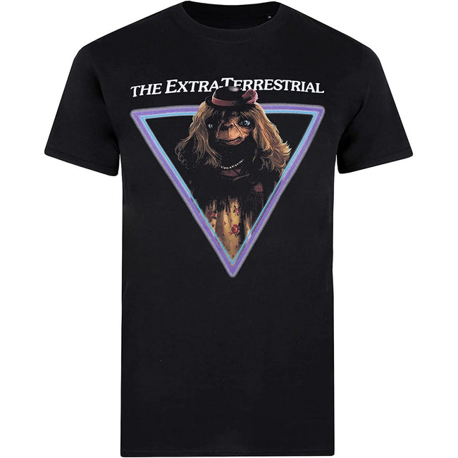 Black - Front - E.T. the Extra-Terrestrial Unisex Adult Drag T-Shirt