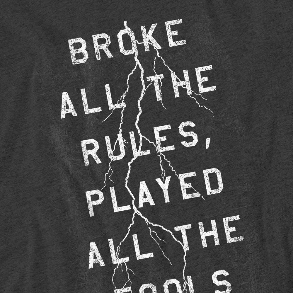 Charcoal - Pack Shot - AC-DC Unisex Adult Struck T-Shirt