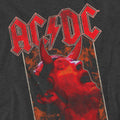 Charcoal - Side - AC-DC Unisex Adult Horns T-Shirt