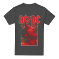 Charcoal - Front - AC-DC Unisex Adult Horns T-Shirt