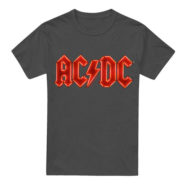 Charcoal - Front - AC-DC Unisex Adult PWR-UP Logo T-Shirt