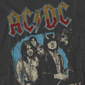 Charcoal - Side - AC-DC Unisex Adult Highway World Tour 79 T-Shirt
