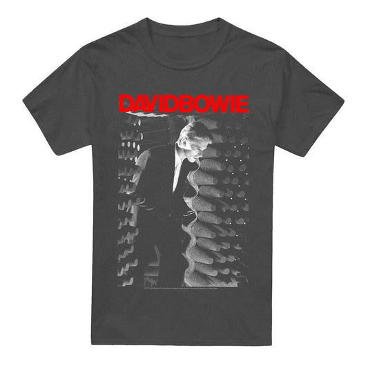 Charcoal - Front - David Bowie Unisex Adult Station to Station T-Shirt
