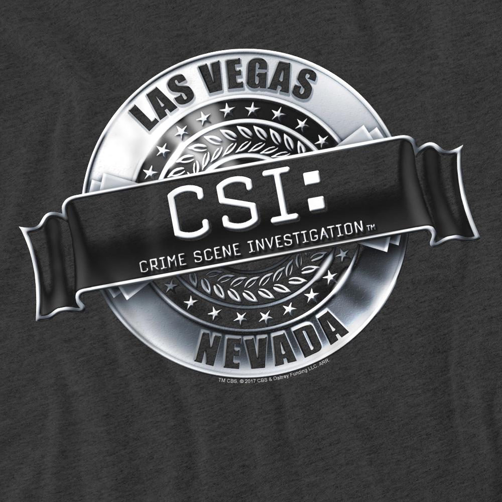 Charcoal - Pack Shot - CSI Unisex Adult Rendered Logo T-Shirt