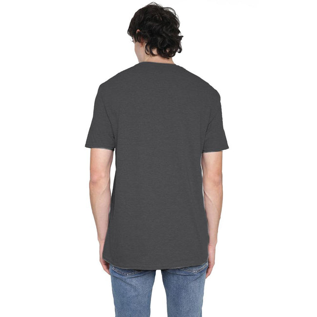Charcoal - Back - Star Trek Unisex Adult Words Captain Kirk T-Shirt