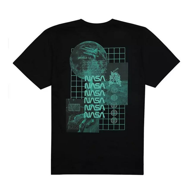 Black - Back - NASA Mens Rover T-Shirt