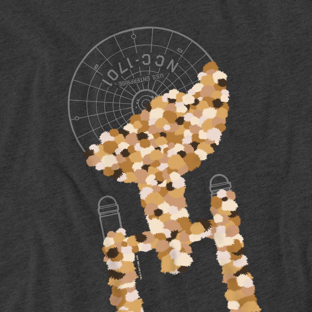 Charcoal - Pack Shot - Star Trek Unisex Adult Tribble Takeover T-Shirt
