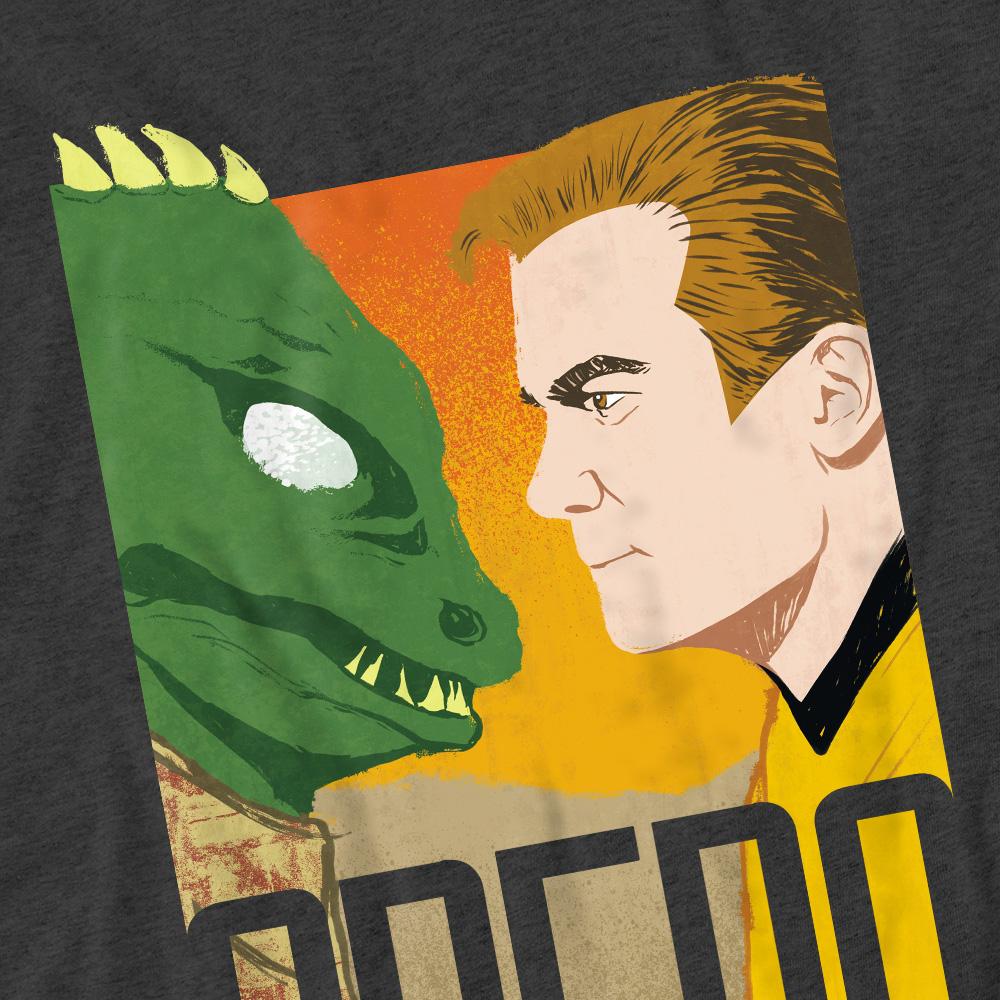 Charcoal - Pack Shot - Star Trek Unisex Adult Arena T-Shirt