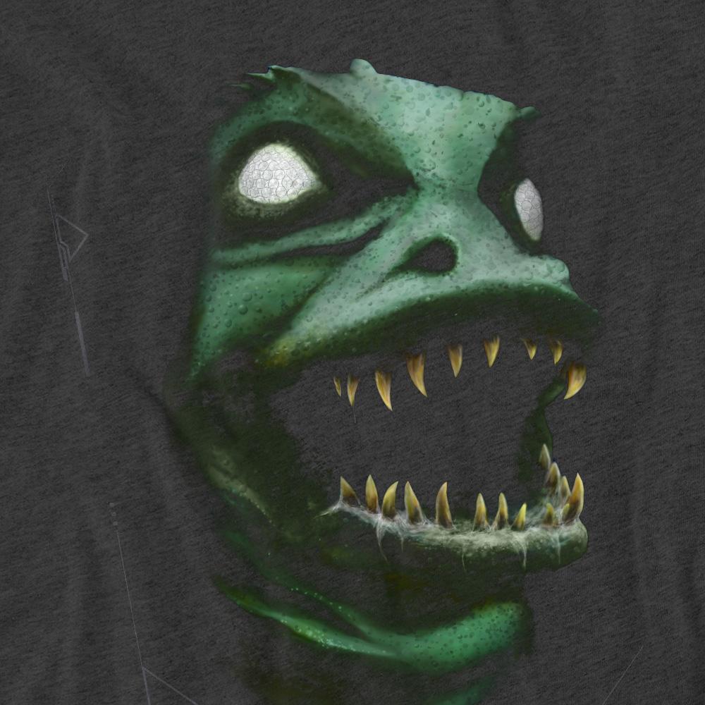 Charcoal - Pack Shot - Star Trek Unisex Adult The Gorn T-Shirt