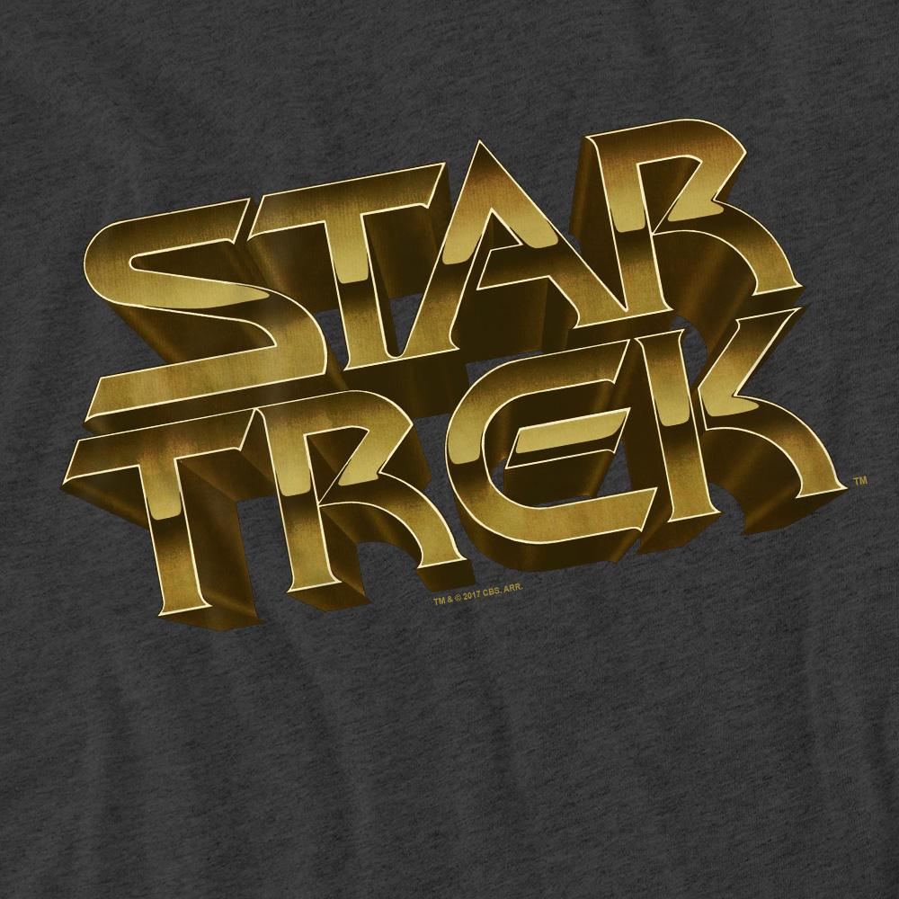 Charcoal - Pack Shot - Star Trek Unisex Adult Feel the Steel T-Shirt