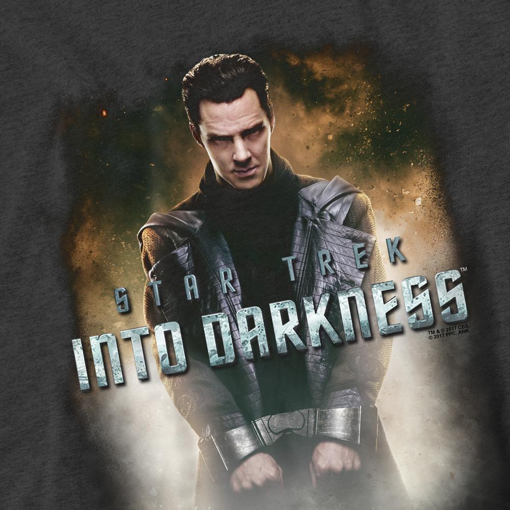 Charcoal - Pack Shot - Star Trek: Into Darkness Unisex Adult Darkness Harrison T-Shirt