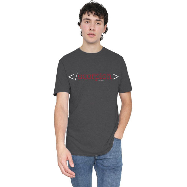 Charcoal - Lifestyle - Scorpion Unisex Adult Logo T-Shirt
